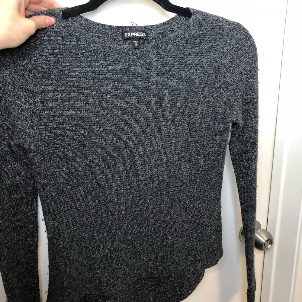 Express XS|TP Charcoal grey sweater
